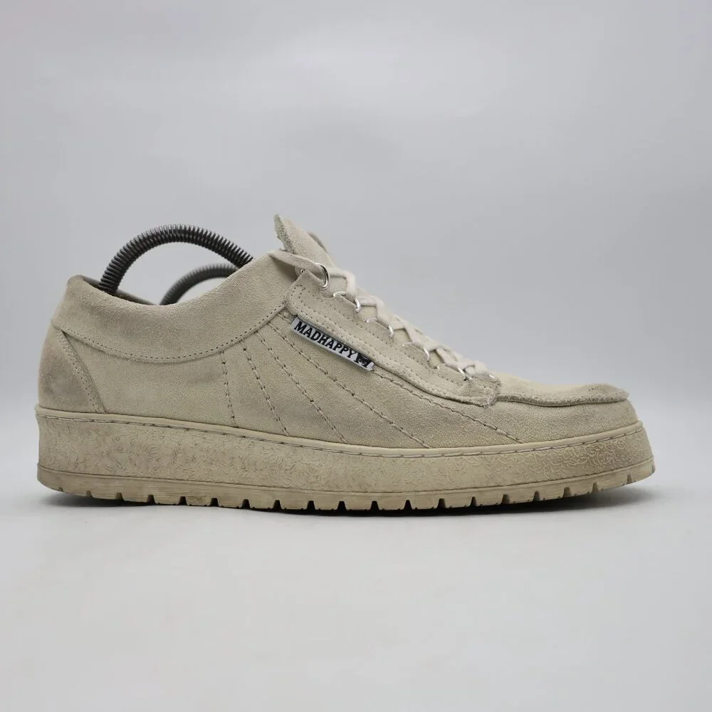 Mephisto Rainbow Reckless Men's Size US 9 White Suede Sneakers Shoes